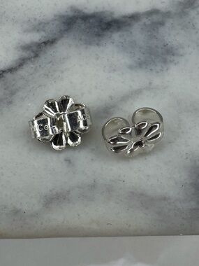 Tiffany & Co. Sterling Silver AG 925 Butterfly Earrings Backs Replacements
